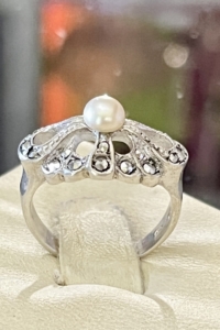Antik, ezüst gyűrű